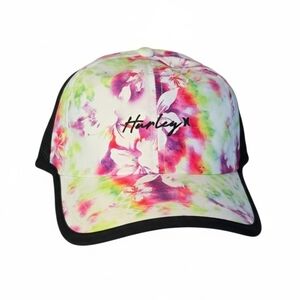 Hurley Tie-Dye Floral Trucker Hat - Multicolor